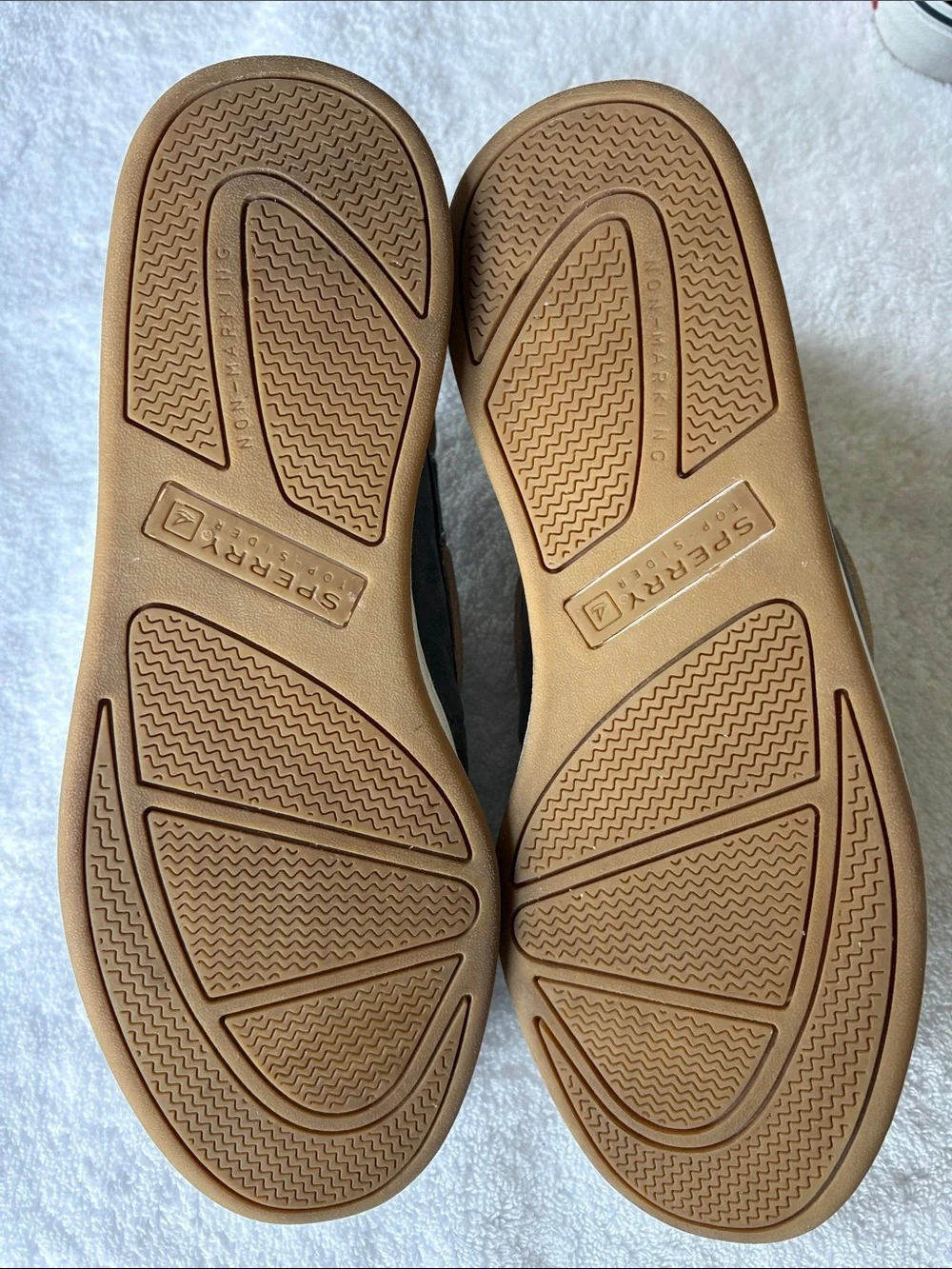 Sperry Top-Sider Cup LL Boat Shoes Boys 6.5M Grey Suede Leather Memory Foam